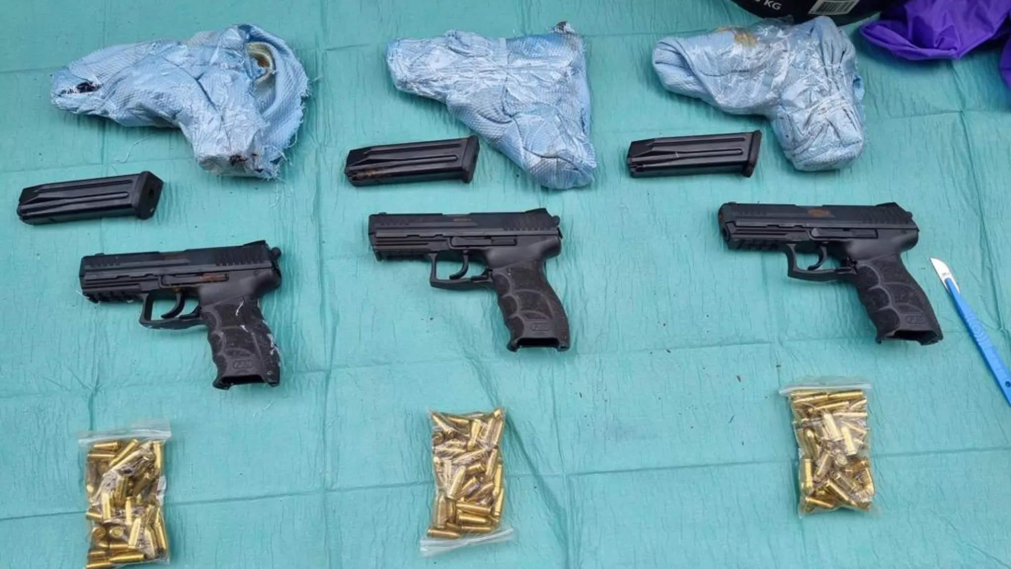 Armas incautadas por los agentes / POLICÍA NACIONAL Armas incautadas por los agentes / POLICÍA NACIONAL