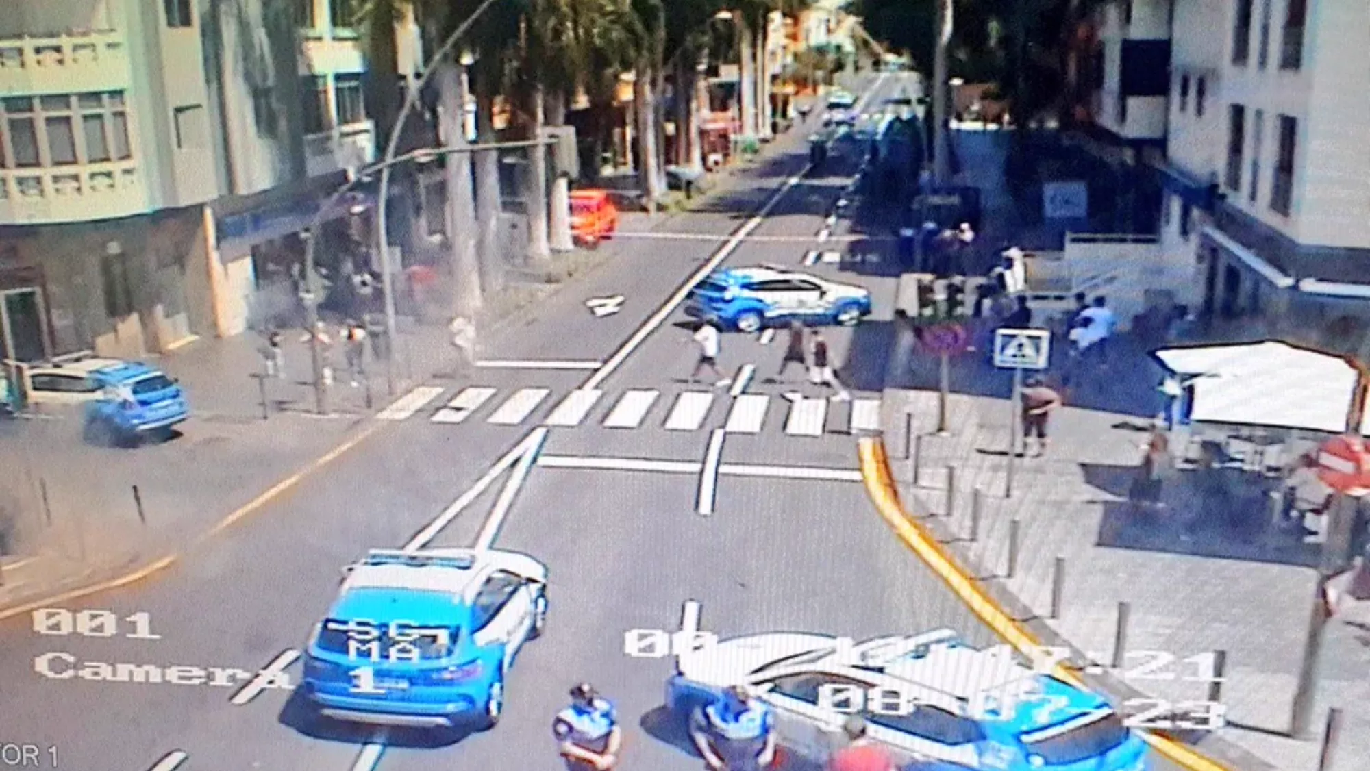 Imagen de la zona cerrada en la avenida La Salle / POLICÍA LOCAL DE SANTA CRUZ DE TENERIFE