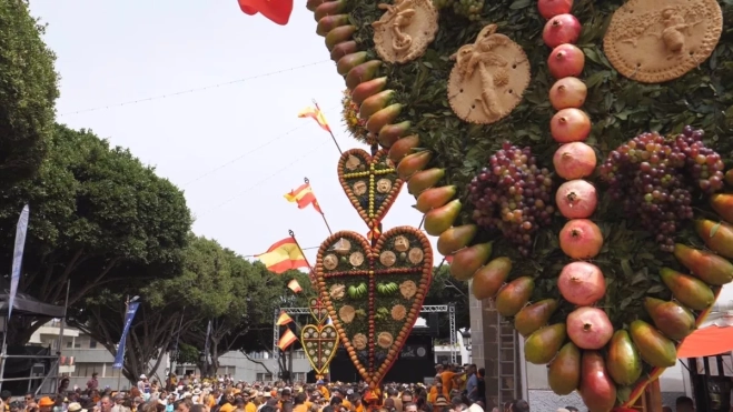 Imagen de la fiesta de los Corazones de Tejina. / EUROPA PRESS