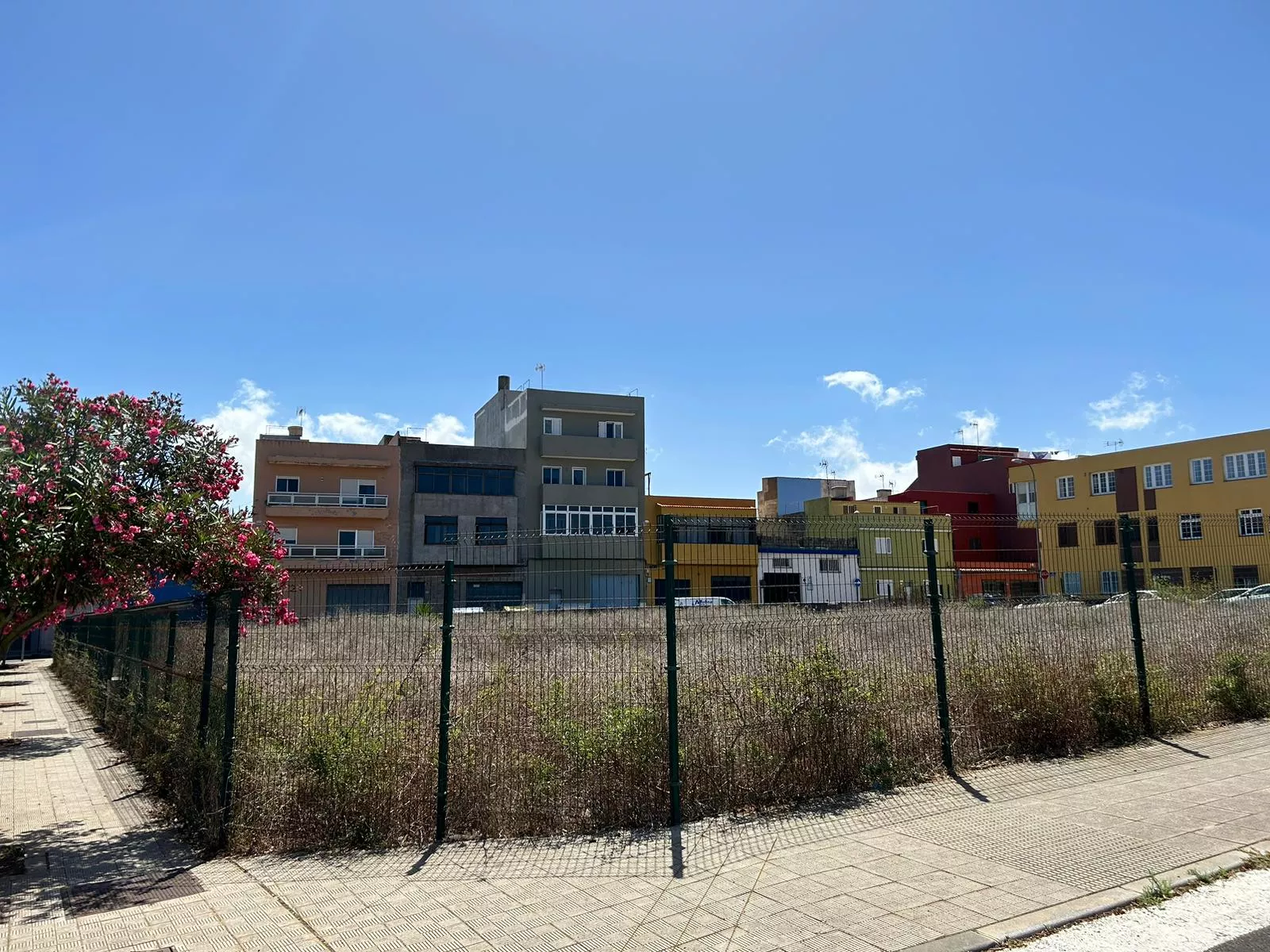 Solar en camino La Villa, en El Coromoto, donde se habilitará un aparcamiento provisional de 70 vehículos./ CEDIDA