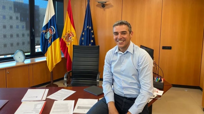 El consejero de Agricultura, Ganadería, Pesca y Soberanía Alimentaria del Gobierno de Canarias, Narvay Quintero. / ATLÁNTICO HOY