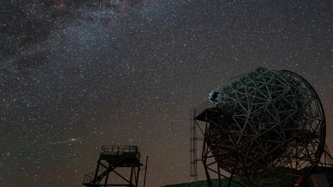 Perseidas en La Palma. / IMAGEN DE LA RED