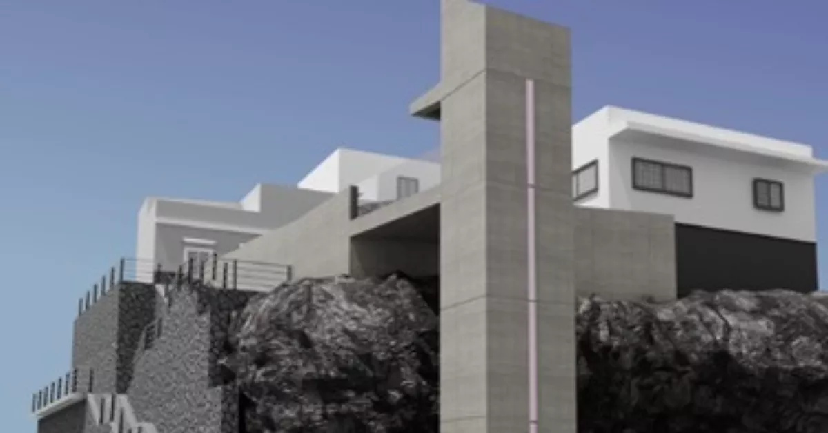 Futuro ascensor de Santa Ana en Candelaria. / AYUNTAMIENTO DE CANDELARIA 