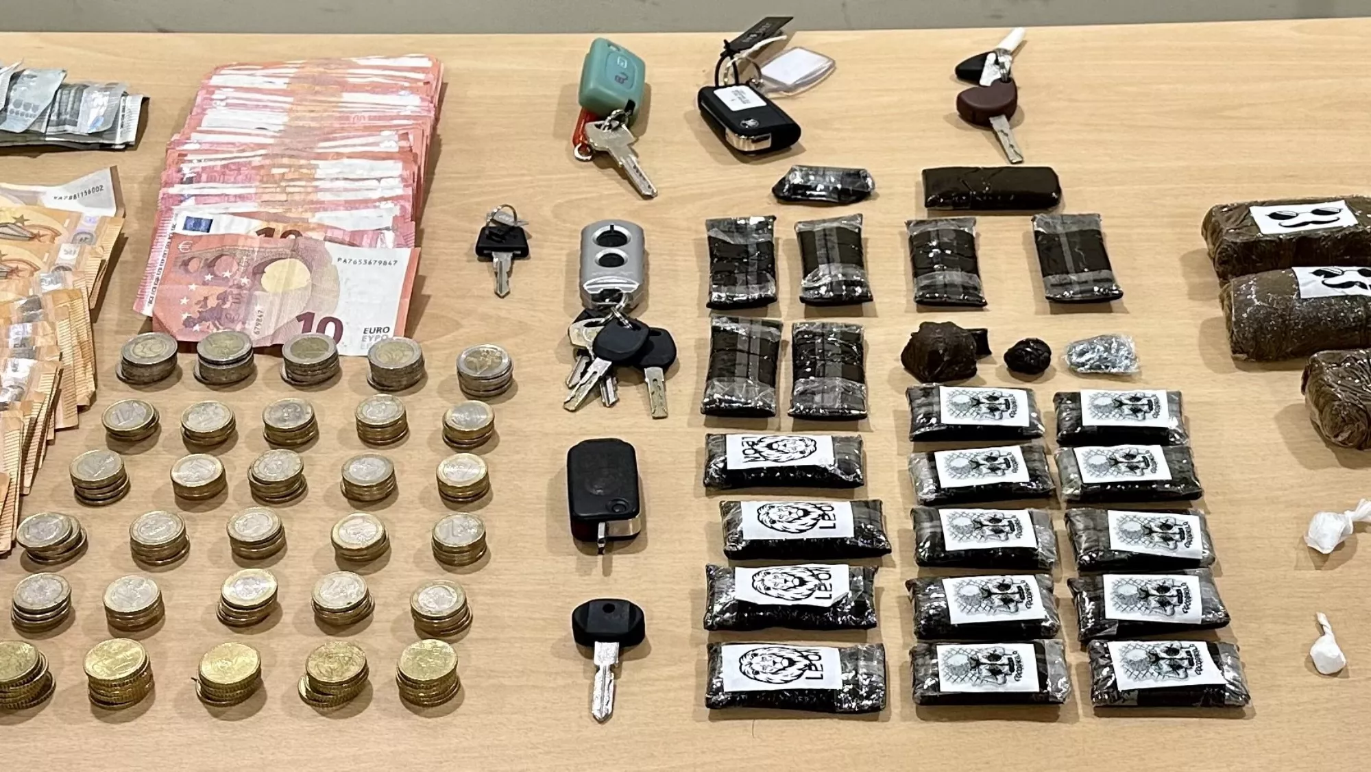 Droga incautada por la Policía Nacional en una operación. / POLICÍA NACIONAL Droga incautada por la Policía Nacional en una operación. / POLICÍA NACIONAL