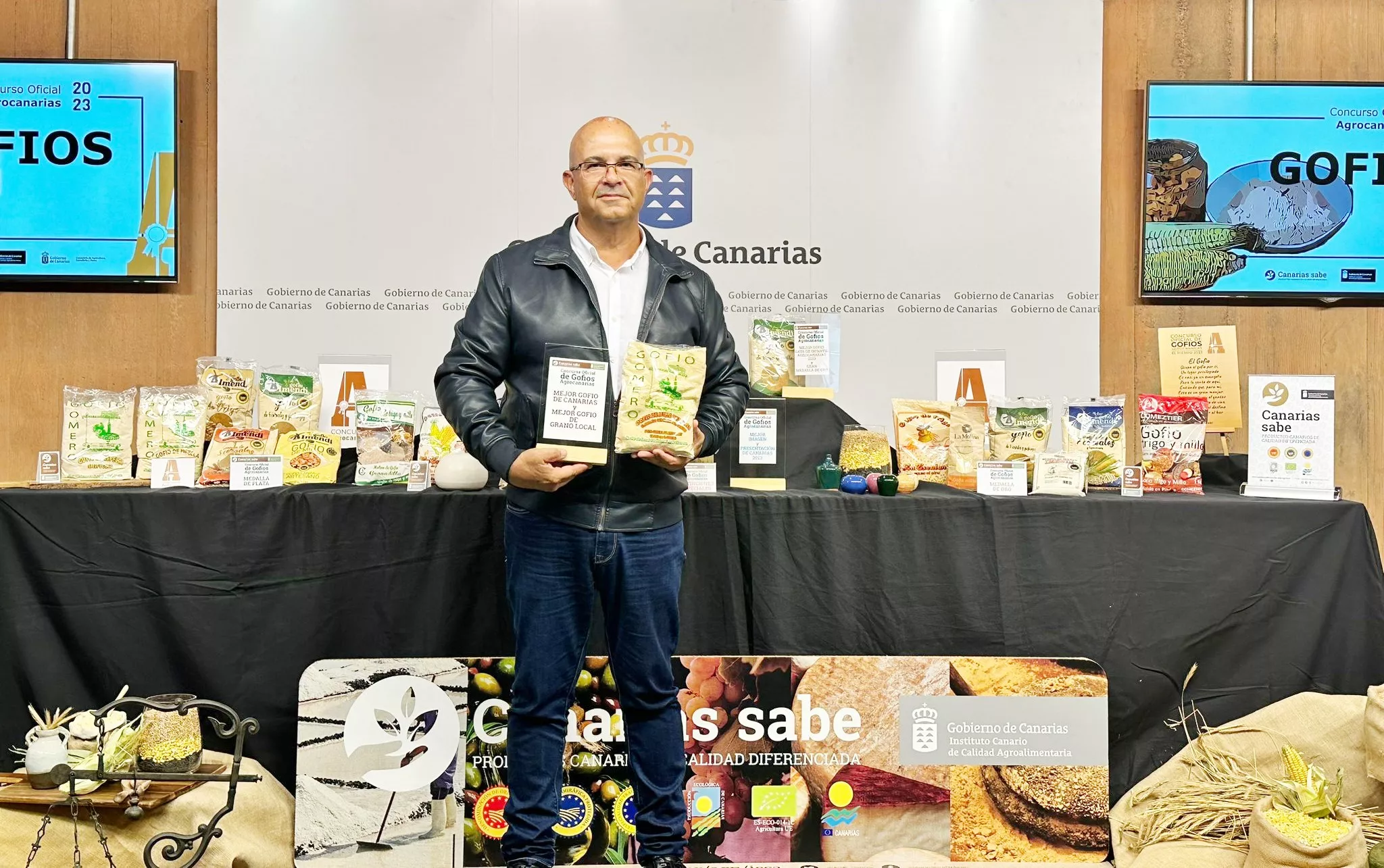 Mejor gofio de Canarias y mejor gofio de grano local. / GOBIERNO DE CANARIAS