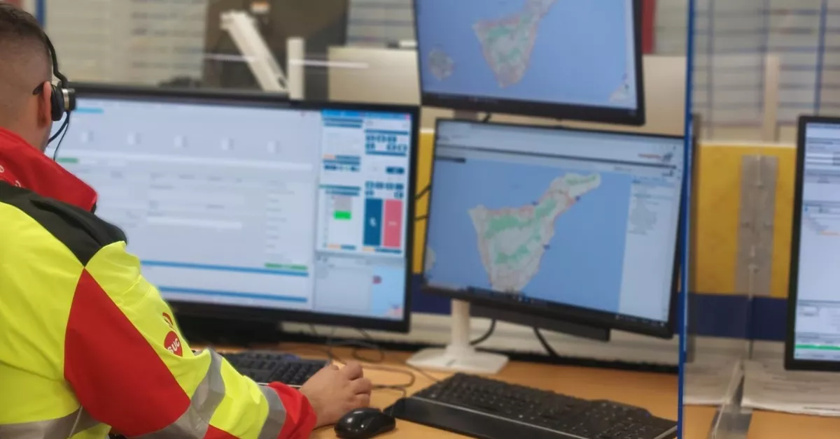 Centro de emergencias del SUC en Tenerife./ 112