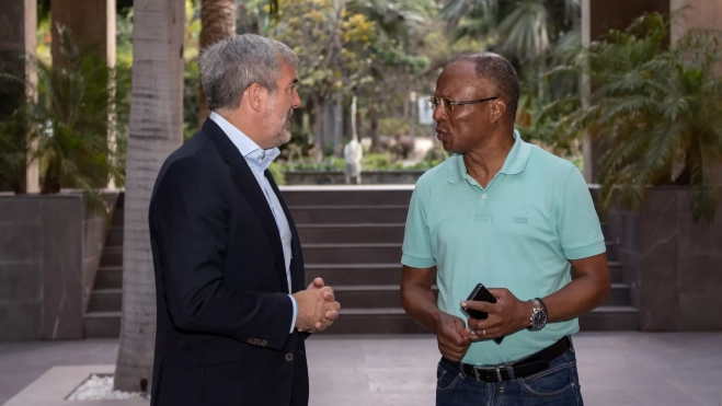 El presidente de Canarias, Fernando Clavijo (CC), y el primer ministro de Cabo Verde, Ulisses Correia / GOBIERNO DE CANARIAS El presidente de Canarias, Fernando Clavijo (CC), y el primer ministro de Cabo Verde, Ulisses Correia / GOBIERNO DE CANARIAS