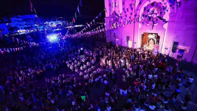 Procesión de la Virgen de Candelaria. / AYUNTAMIENTO DE CANDELARIA