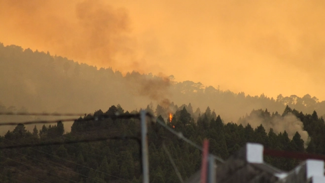 El fuego en el monte. / ATLÁNTICO HOY
