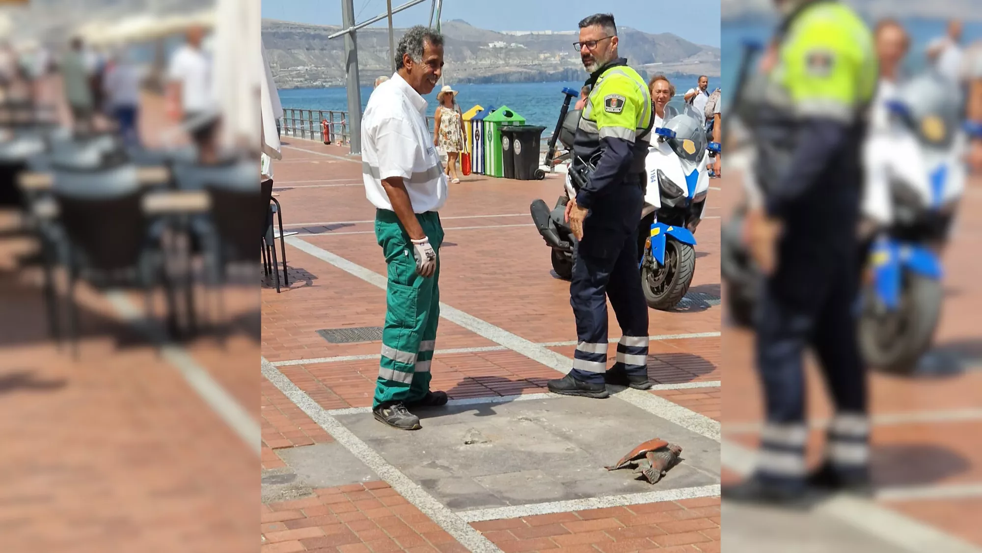 Lugar donde solía estar 'El Pescador'. / CEDIDA