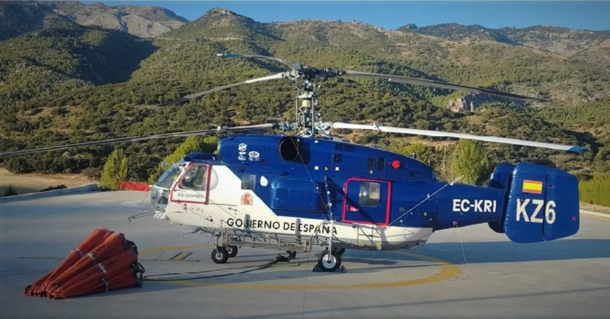 Helicóptero Kamov del Gobierno de España./ GOBIERNO DE ESPAÑA