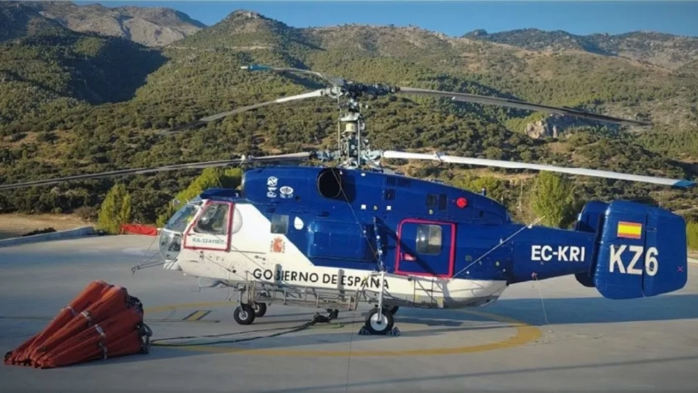 Helicóptero Kamov del Gobierno de España./ GOBIERNO DE ESPAÑA