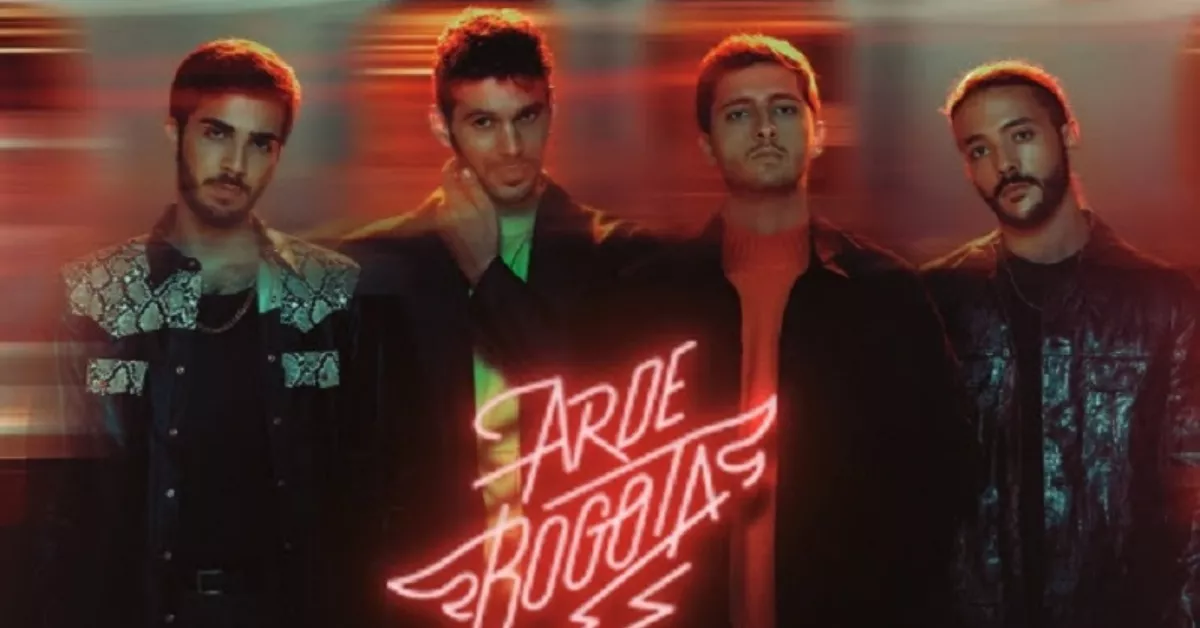 Arde Bogotá, último grupo que tenía que tocar en el Phe Festival de Puerto de la Cruz en 2023 y que no lo hizo a petición de la organización por el avance del incendio en Tenerife./ ARDE BOGOTÁ