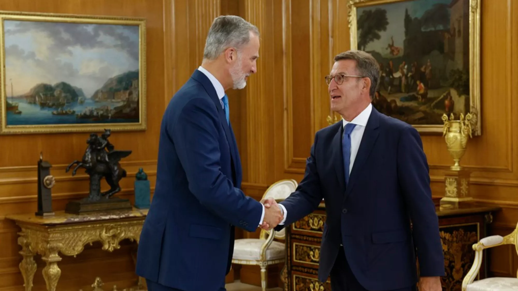 El rey Felipe VI propone a Feijóo como candidato para la investidura / EFE