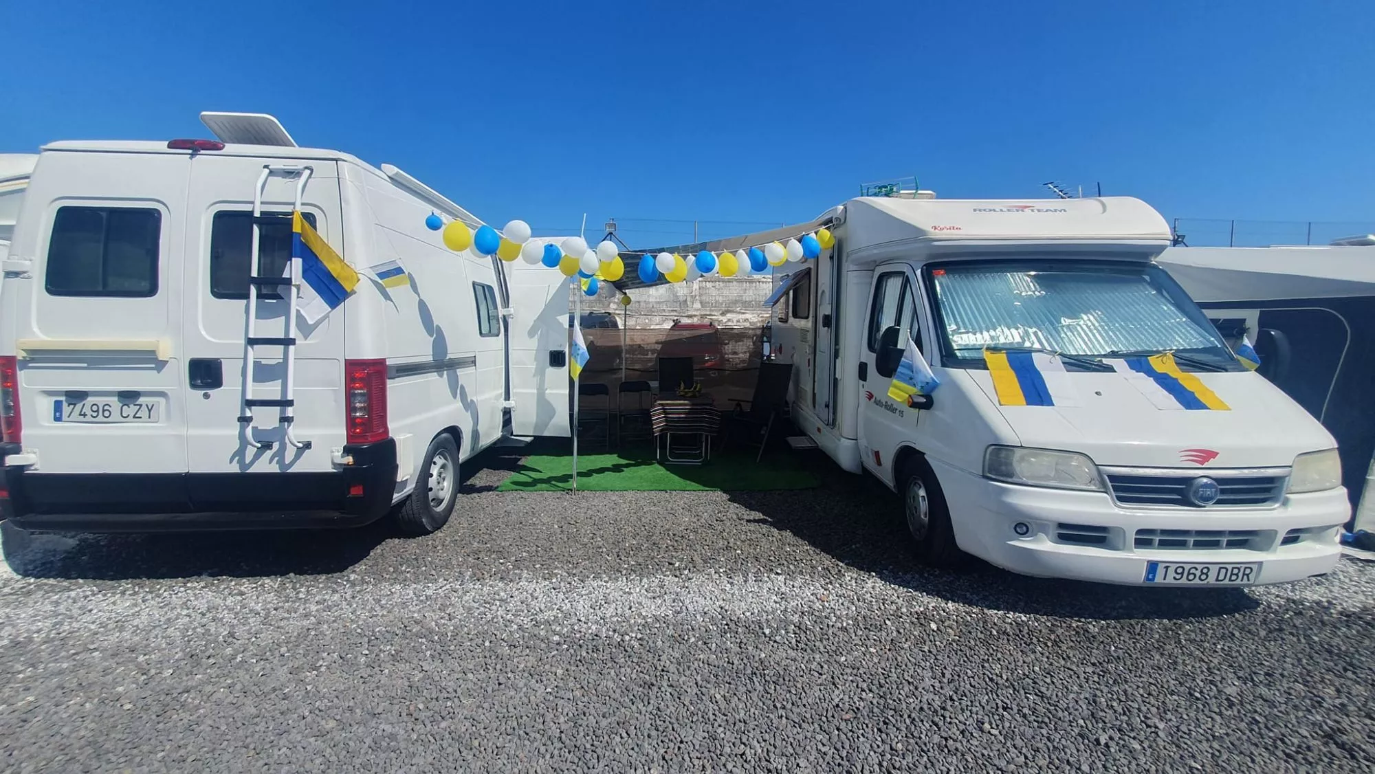 Instalaciones del Caravaning Club Chinec que recibió a usuarios tras los desalojos / CARAVANING CLUB CHINEC