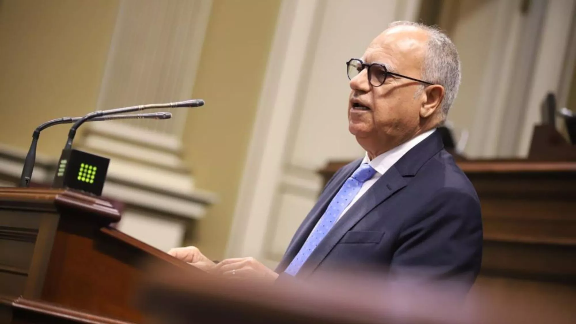 Casimiro Curbelo, portavoz del Grupo Parlamentario Agrupación Socialista Gomera (ASG) / CEDIDA