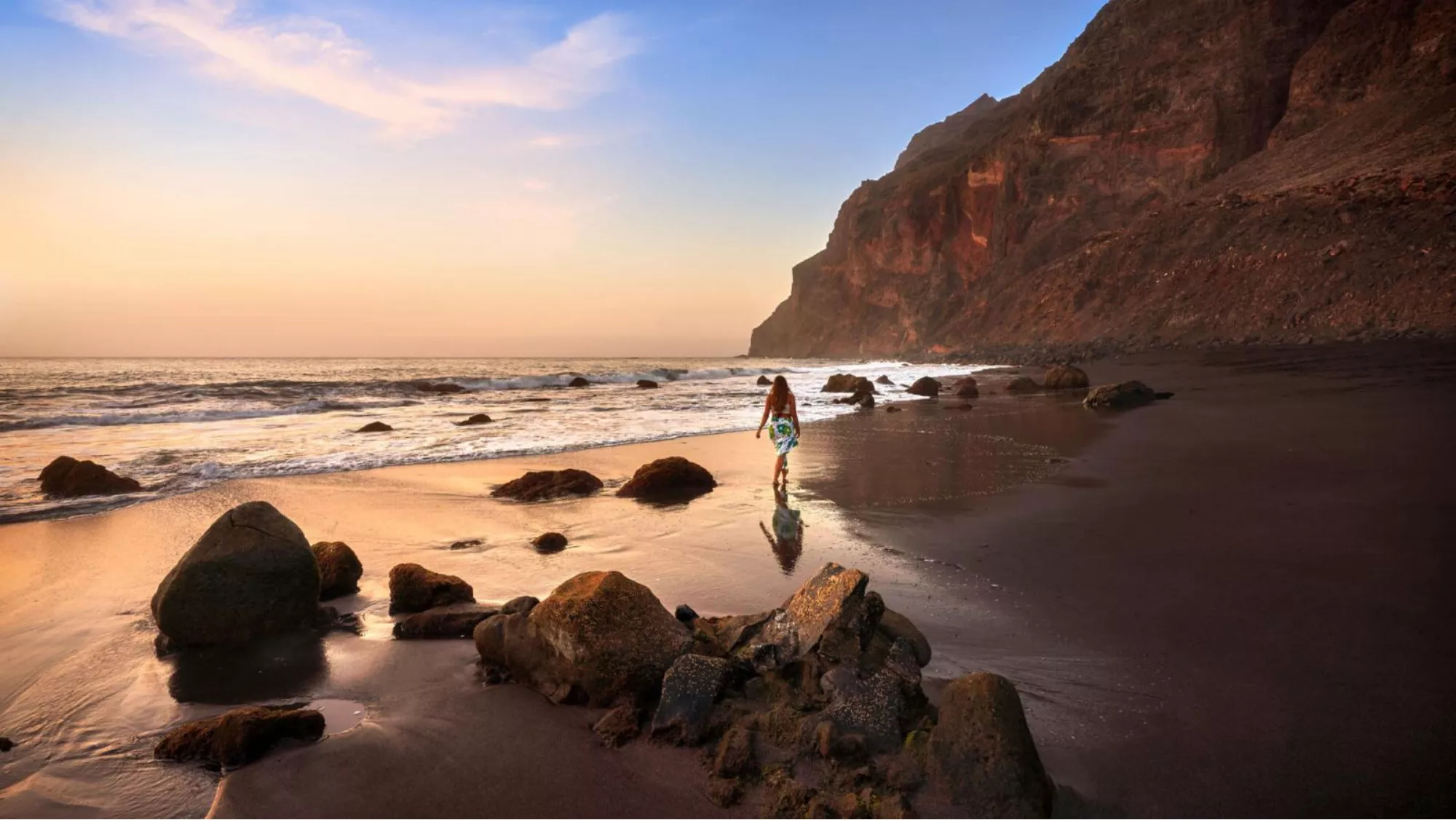 Playa del Inglés en La Gomera / LA GOMERA 