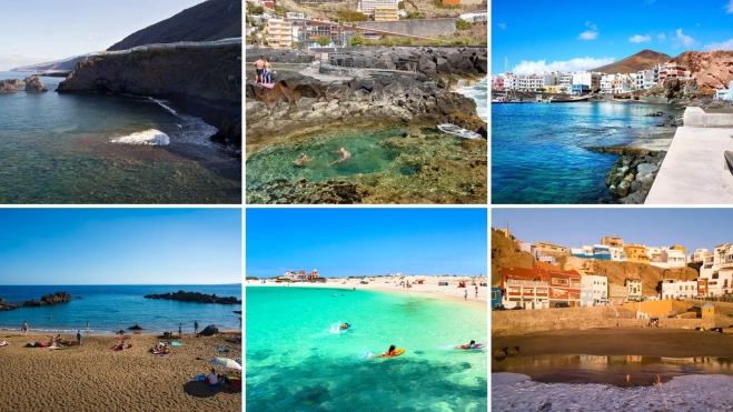 Playas para despedir septiembre en Canarias / MONTAJE AH 