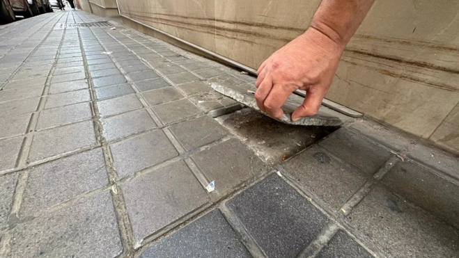 Uno de los socavones / ATLÁNTICO HOY - MARCOS MORENO Uno de los socavones / ATLÁNTICO HOY - MARCOS MORENO