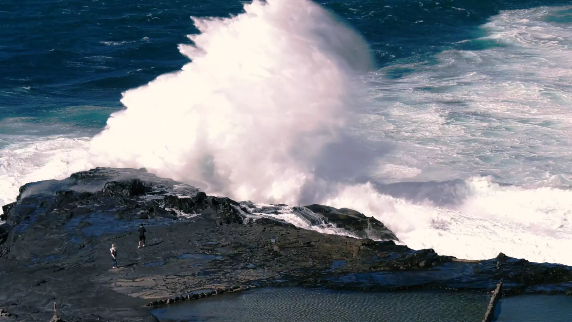 Imagen alusiva de un mar bravo de la costa de Canarias / CEDIDA