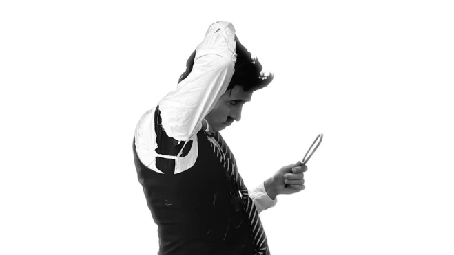 Giovanni Roma encarna a Charles Chaplin en Maspalomas / ATLÁNTICO HOY - MARCOS MORENO (5)