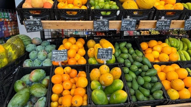 Naranjas en el Spar de Rafael Cabrera / ATLÁNTICO HOY - MARCOS MORENO