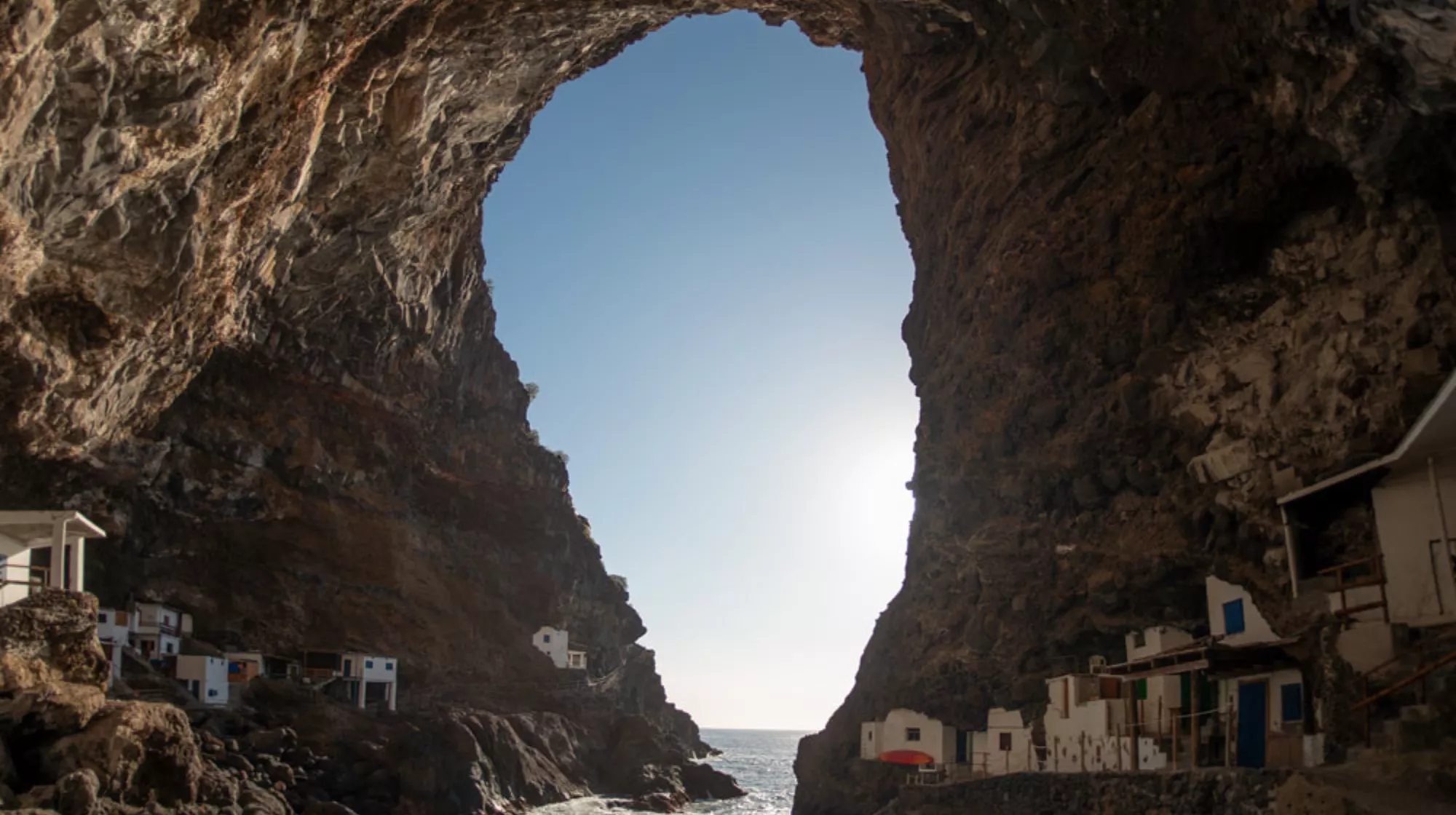 Pueblo de Porís de Candelaria, en el municipio de Tijarafe, en La Palma./ PERDERELRUMBO.COM