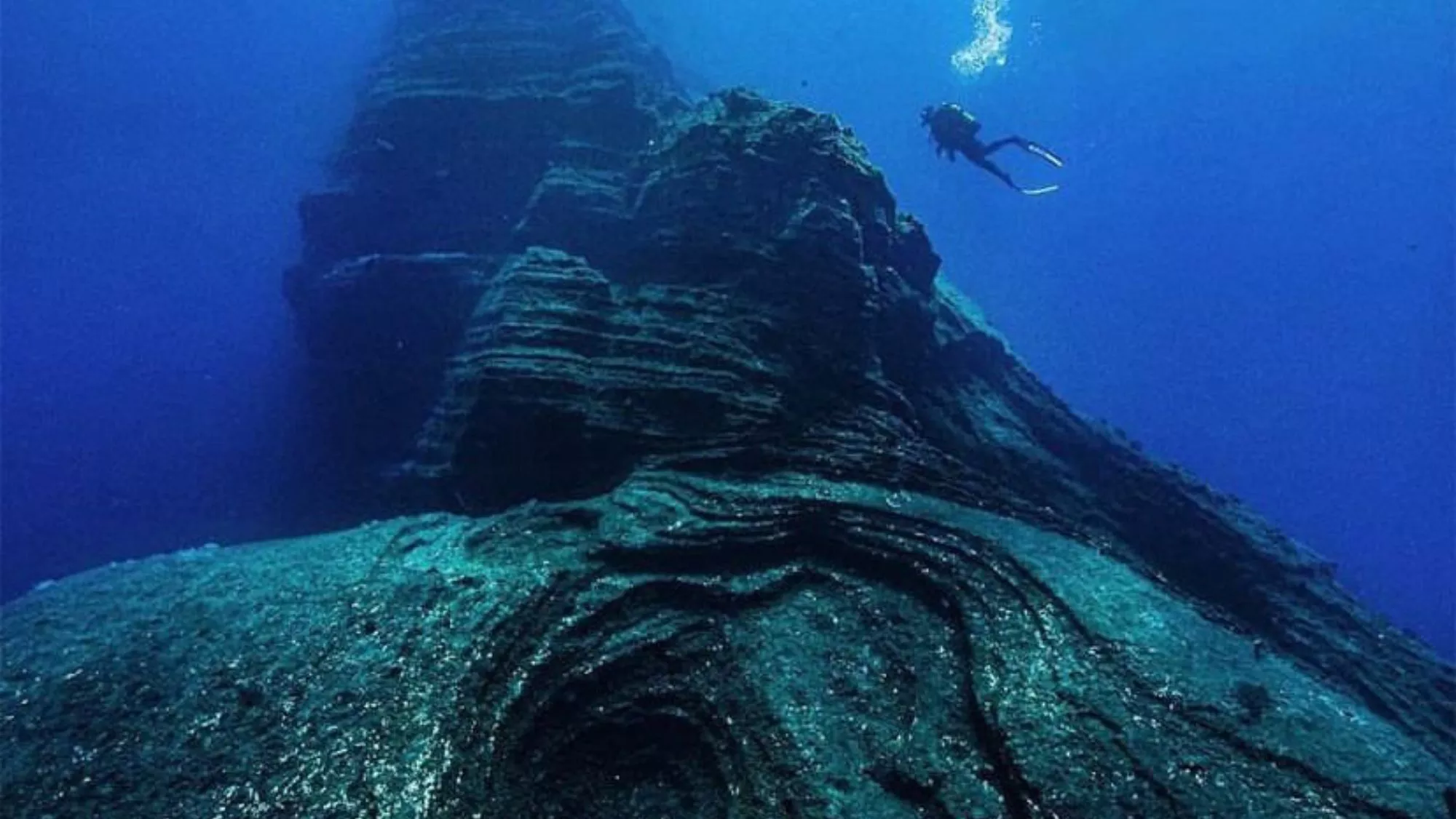 Imagen alusiva para conmemorar el Día Internacional del Buzo. El Bajón, El Hierro, / FELIPE RAVINA OLIVARES