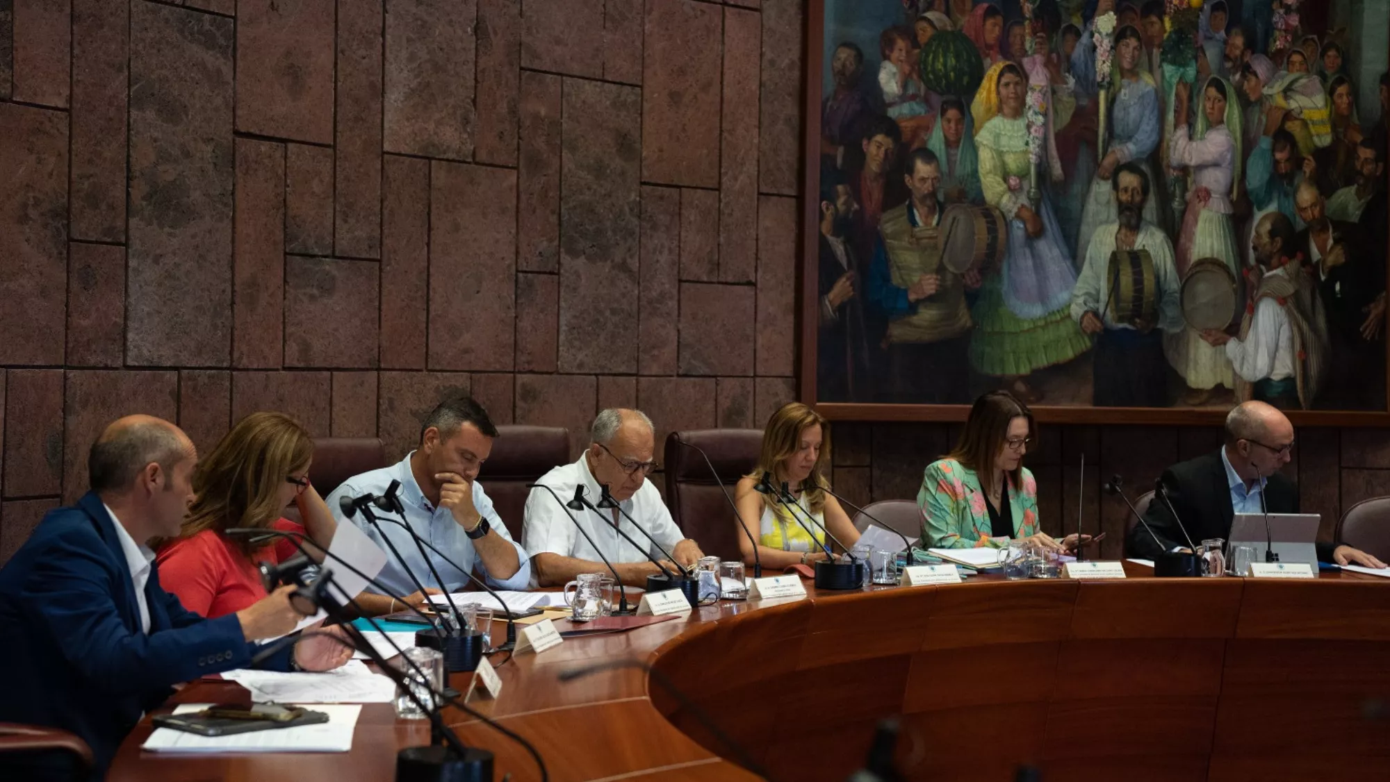 Reunión de la Fecai donde se ha anunciado que se invertirán 72 millones en plazas sociosanitarias. / CEDIDA