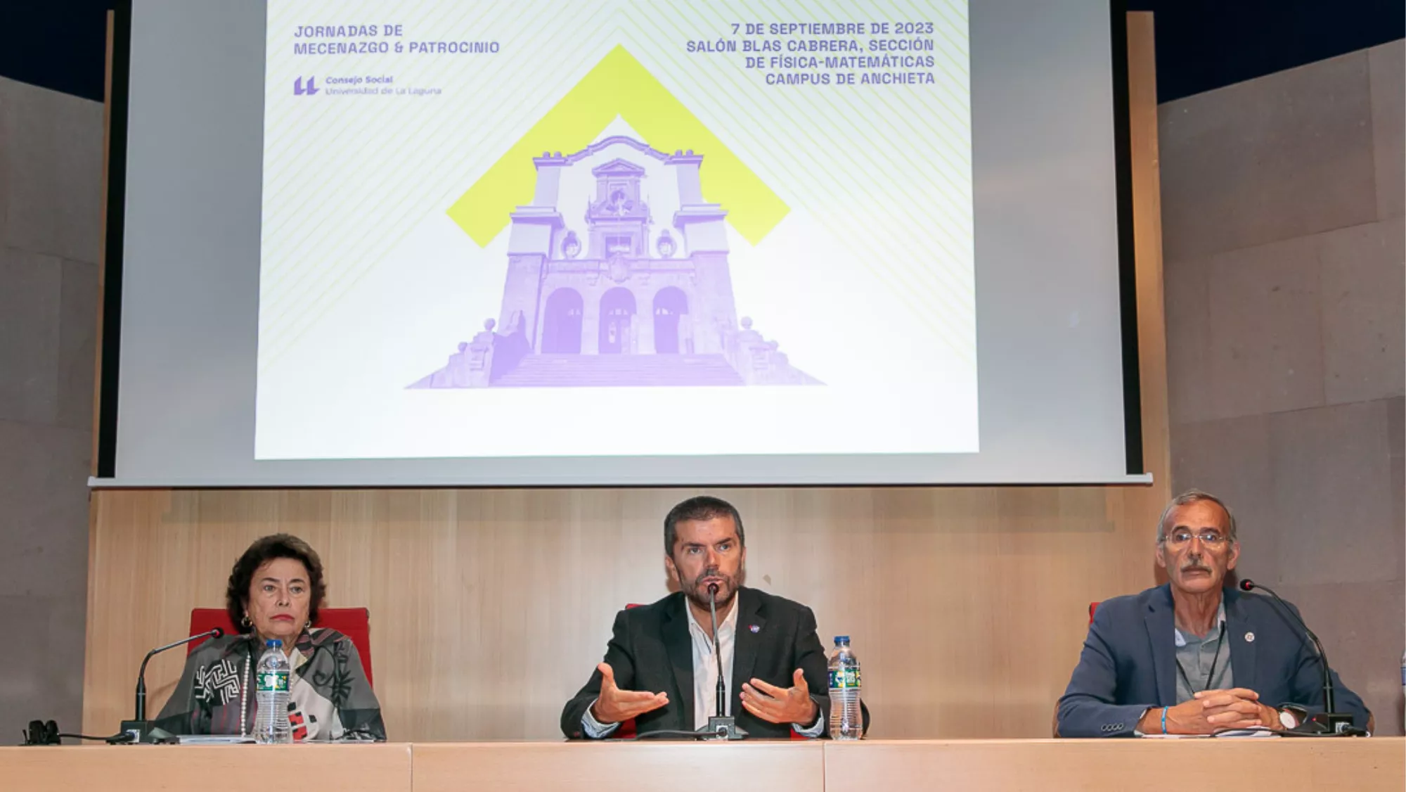 Celebración de unas jornadas sobre el mecenazgo y el patrocinio privado en la Universidad de La Laguna. / ULL