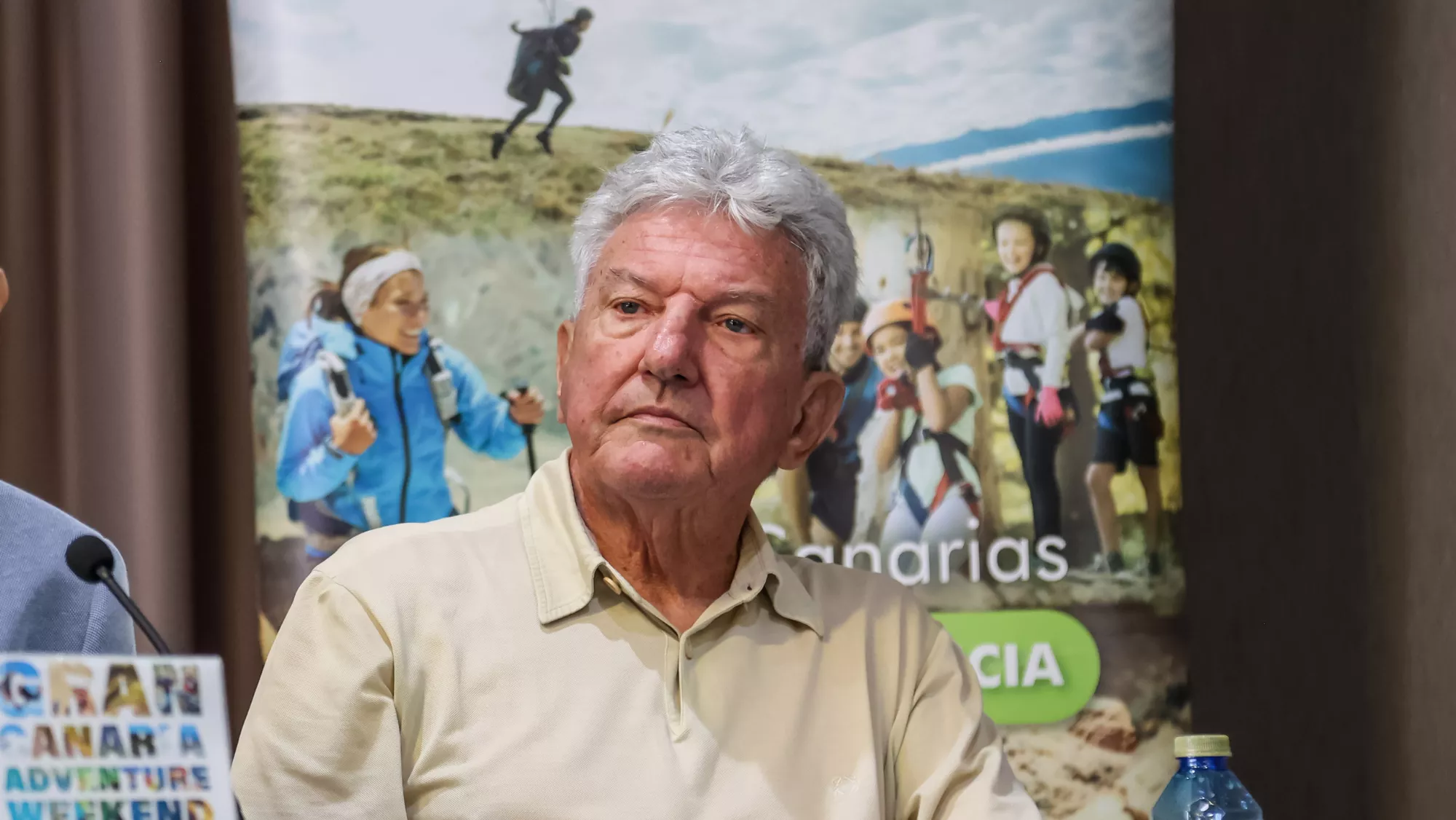 Pedro Quevedo en la presentación de Gran Canaria Adventure / ACFIPRESS
