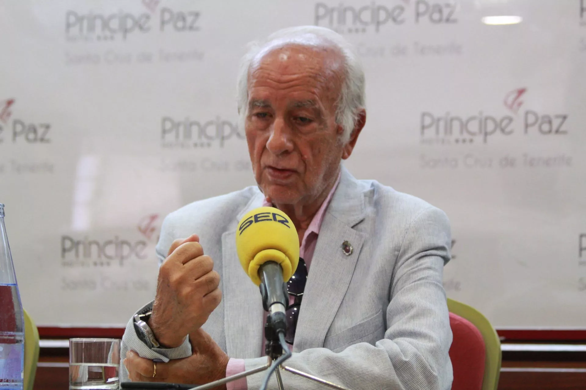 El presidente de la Plataforma Canaria de Afectados por la Ley de Costas, José Luis Langa./ AH - ÁLVARO OLIVER