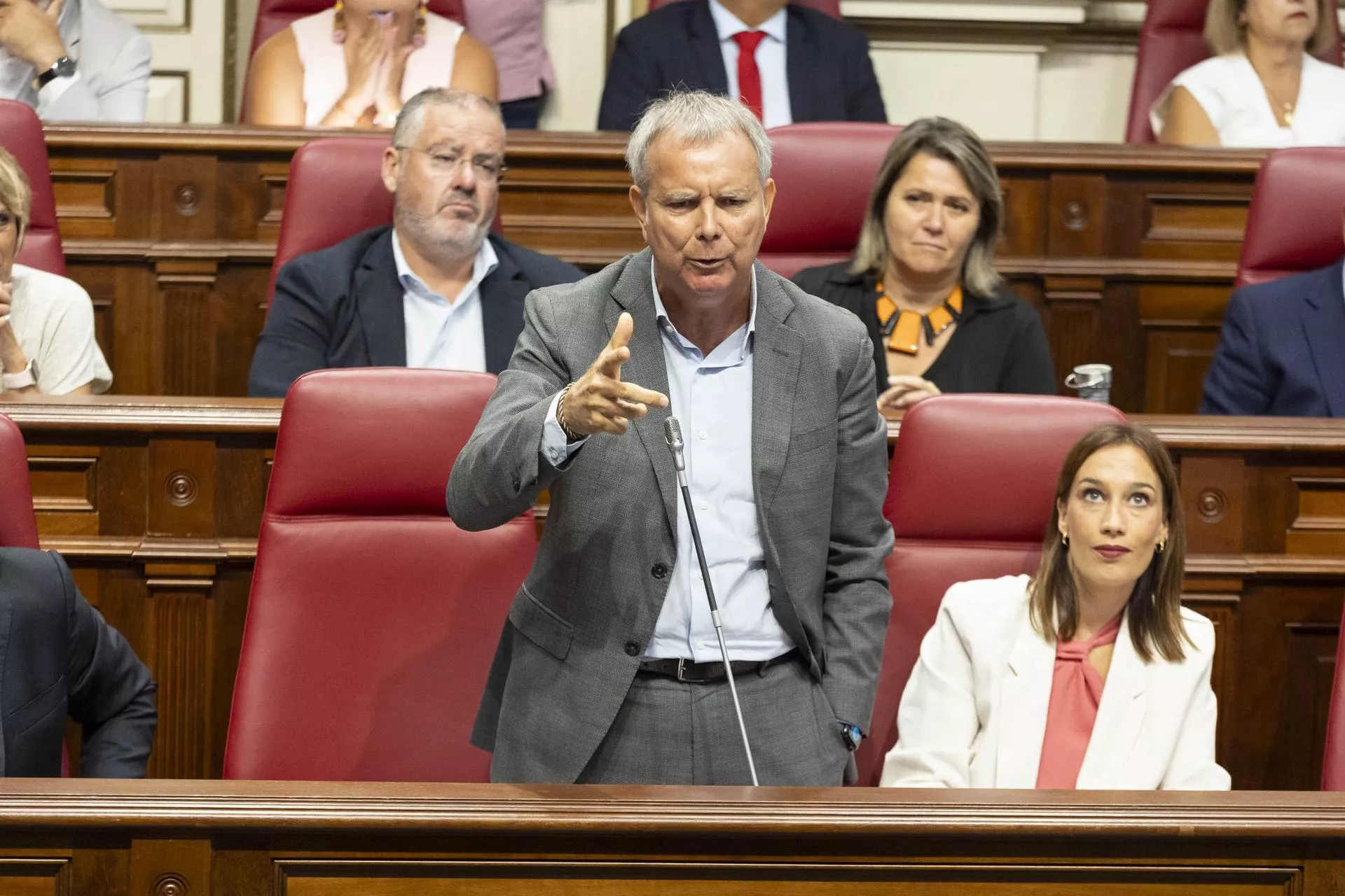 Sebastián Franquis (PSOE), ahora portavoz del Grupo Parlamentario Socialista. 