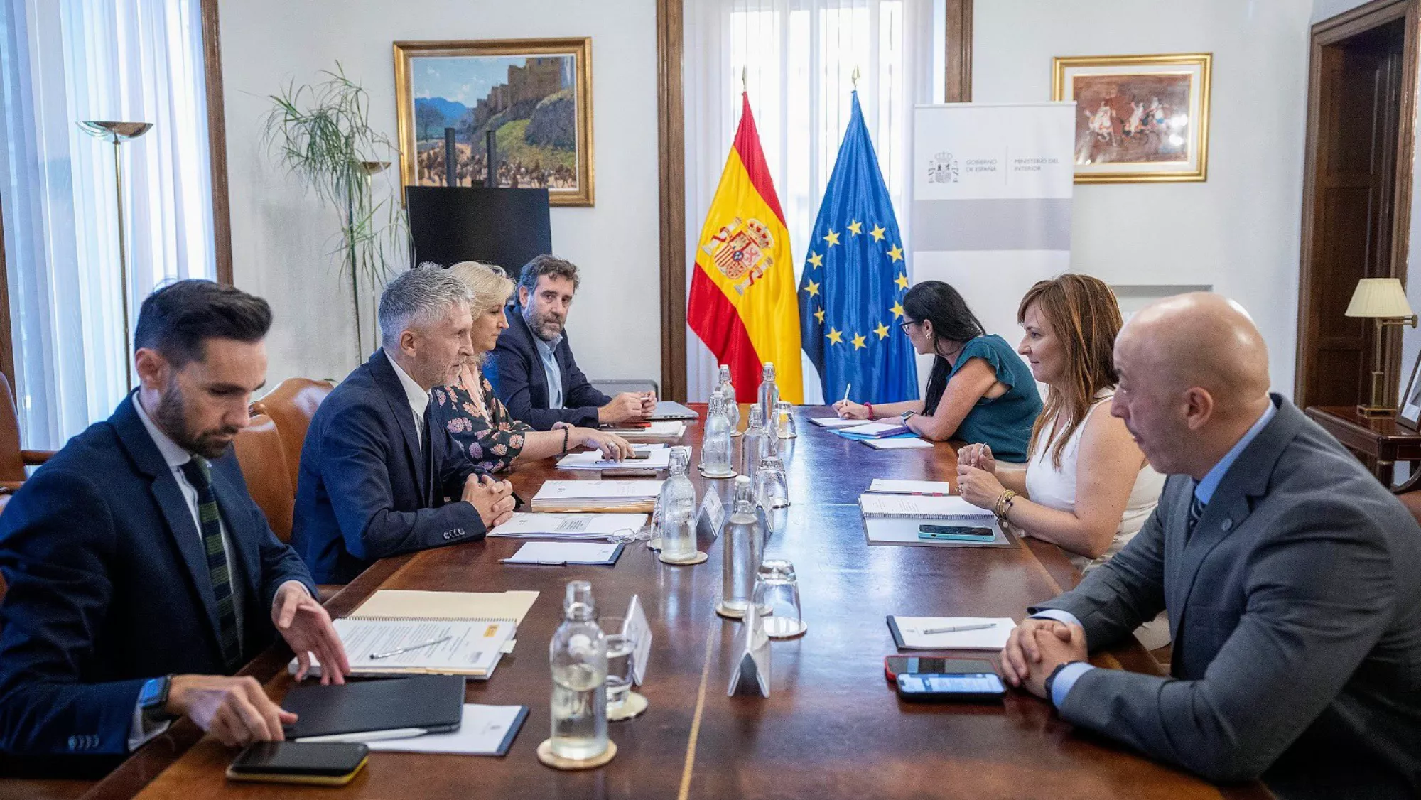 Reunión entre Marlaska y Nieves Lady Barreto / GOBIERNO DE CANARIAS Reunión entre Marlaska y Nieves Lady Barreto / GOBIERNO DE CANARIAS