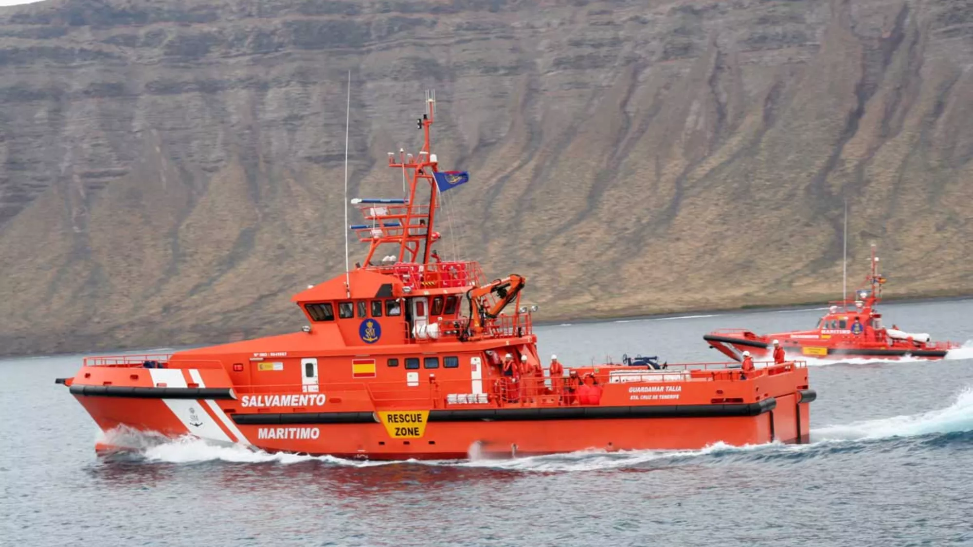 Guardamar que se utiliza en el rescate a personas migrantes / SALVAMENTO MARÍTIMO