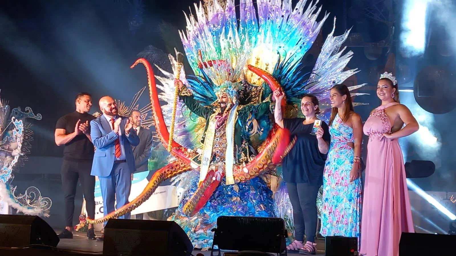 Proclamación del Rey del Carnaval de Verano del Puerto de la Cruz 2023. / CEDIDA