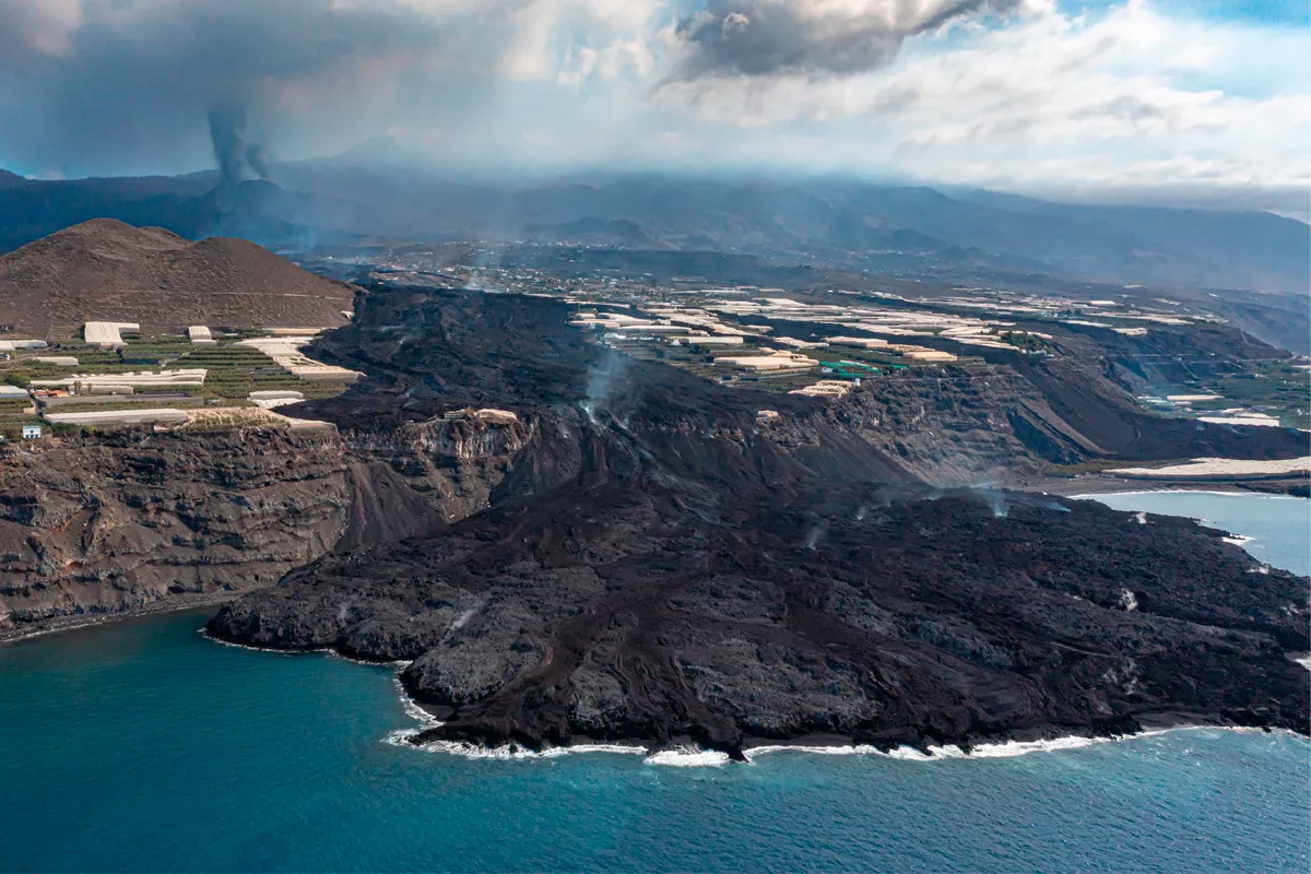 Coladas del volcán Tajogaite de La Palma. / ARCHIVO  
