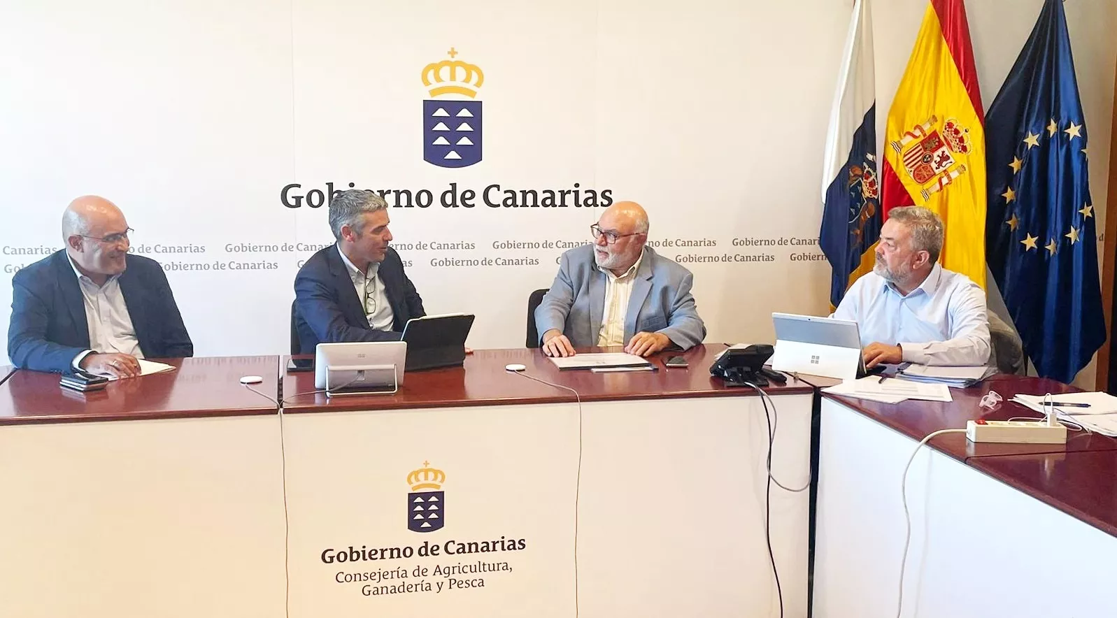 Reunión de la Consejería del Sector Primario con SEIASA. / CONSEJERÍA DE AGRICULTURA, GANADERÍA, PESCA Y SOBERANÍA ALIMENTARIA