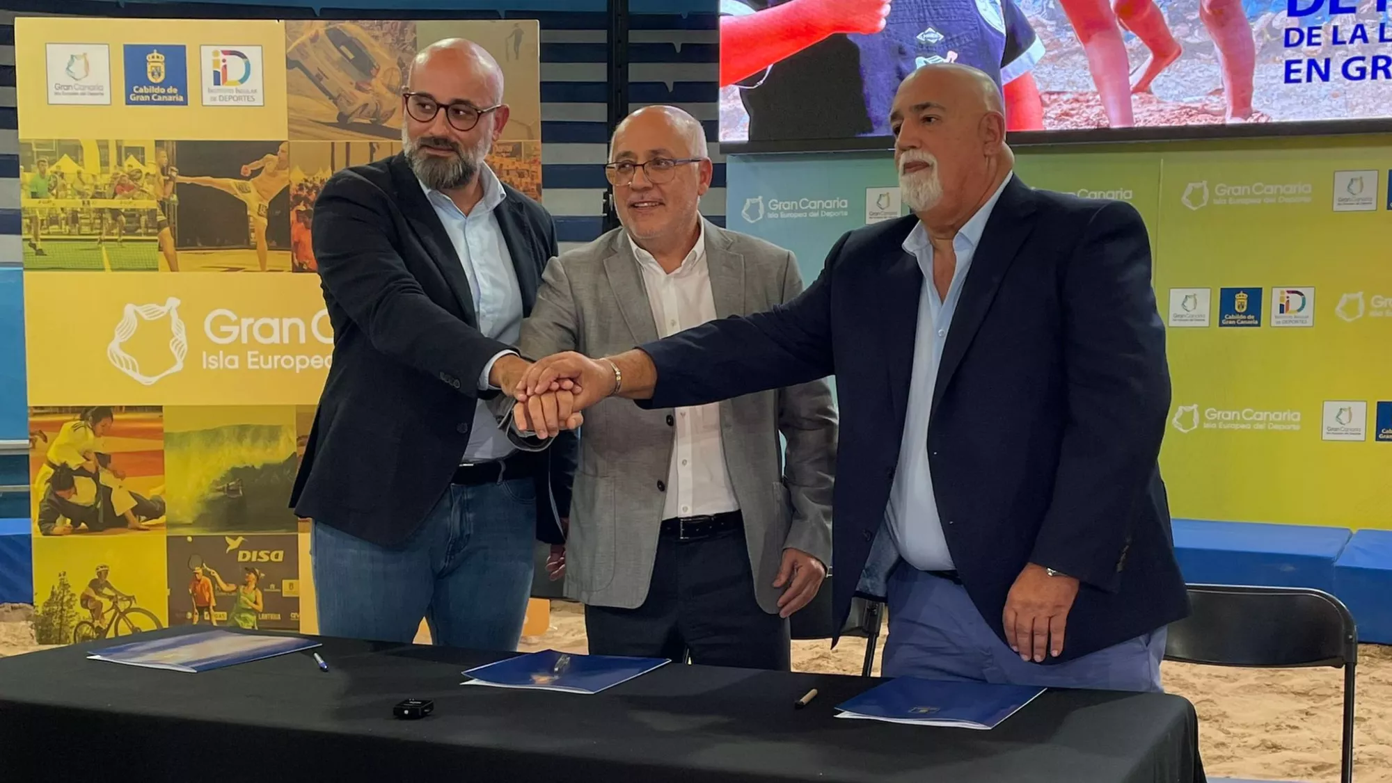 Momento del acuerdo / CABILDO DE GRAN CANARIA