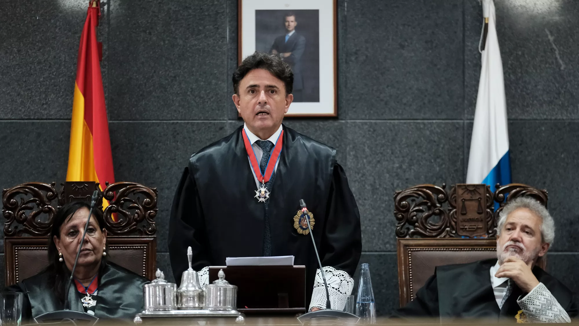 El presidente del Tribunal Superior de Justicia de Canarias, Juan Luis Lorenzo / EFE - ÁNGEL MEDINA G.