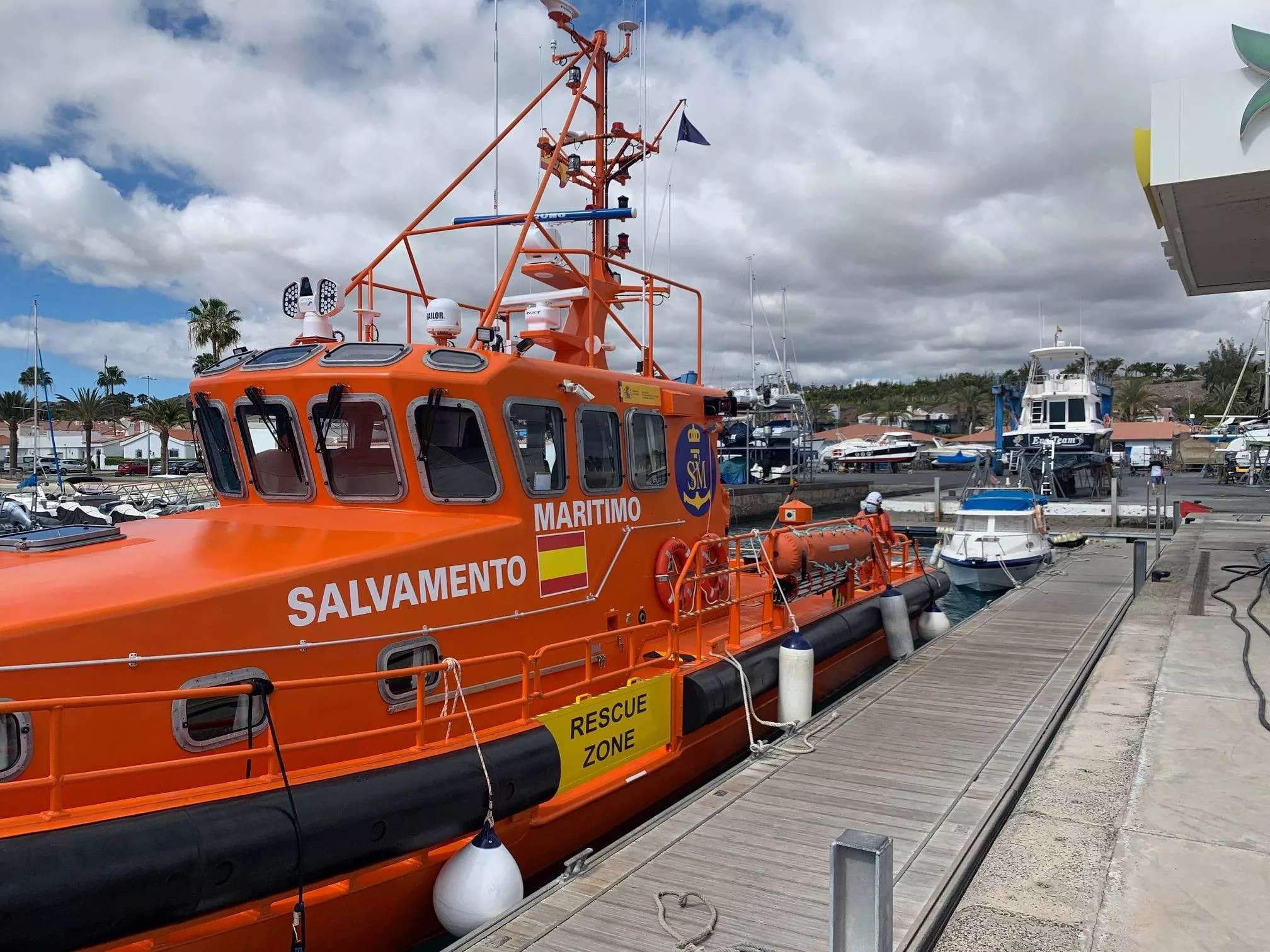 Salvamar Macondo para rescate, en este caso de migrantes. / SALVAMENTO MARÍTIMO