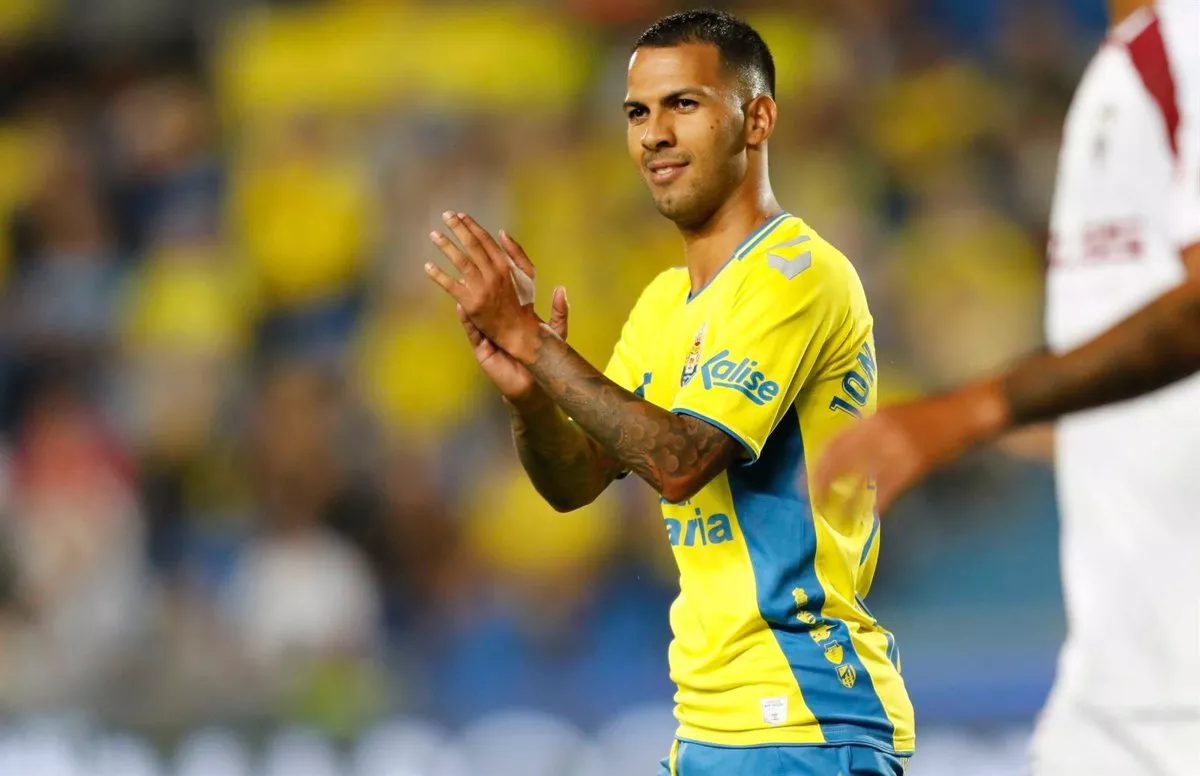 Jonathan Viera, jugador de la UD Las Palmas. / UD LAS PALMAS
