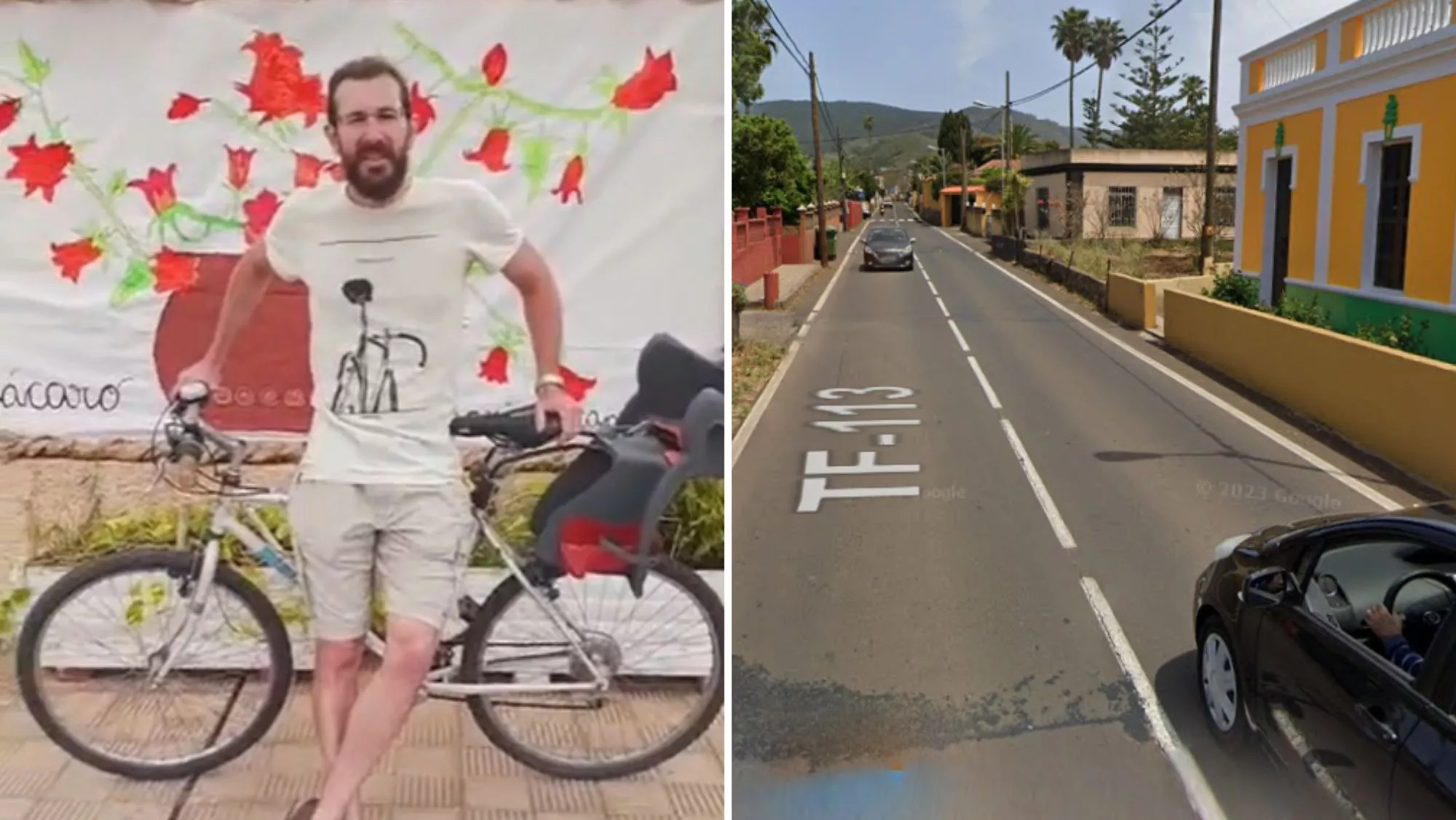 Gabriel y la carretera insular TF-113 (camino de Las Mercedes) / AH