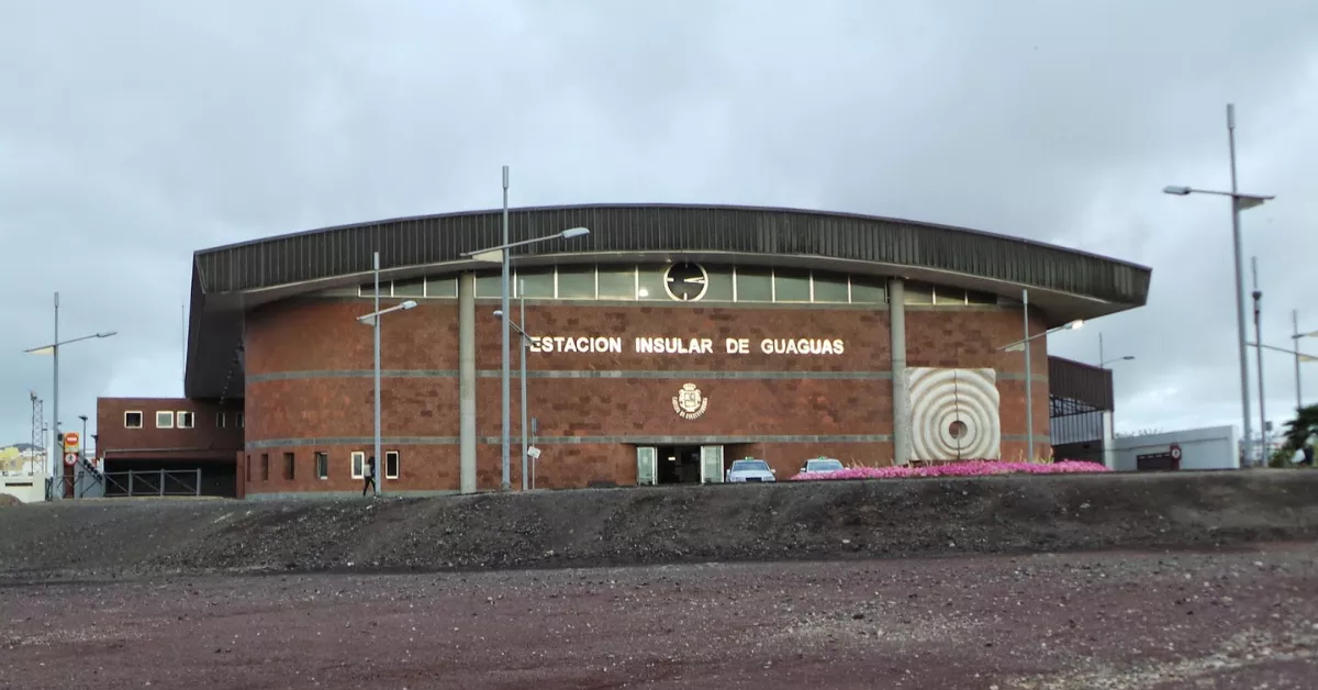 Estación insular de guaguas de Puerto del Rosario (Fuerteventura)./ ARCHIVO