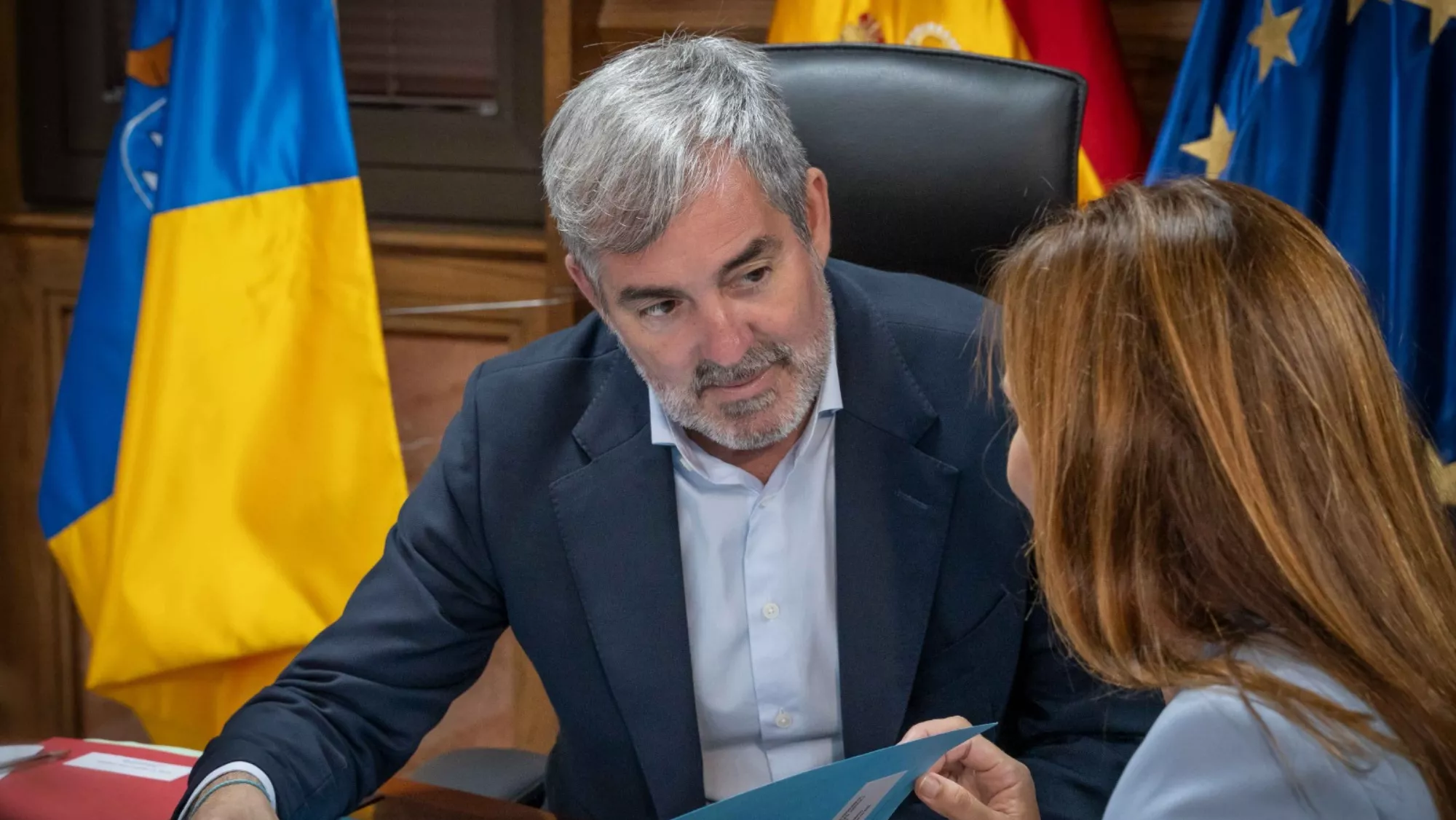 Fernando Clavijo en el Consejo de Gobierno de este lunes / GOBIERNO DE CANARIAS