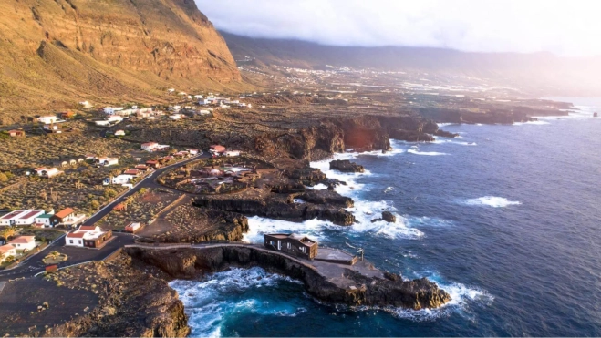 Imagen del pueblo de Las Puntas en El Hierro / HOLA ISLAS CANARIAS Imagen del pueblo de Las Puntas en El Hierro / HOLA ISLAS CANARIAS