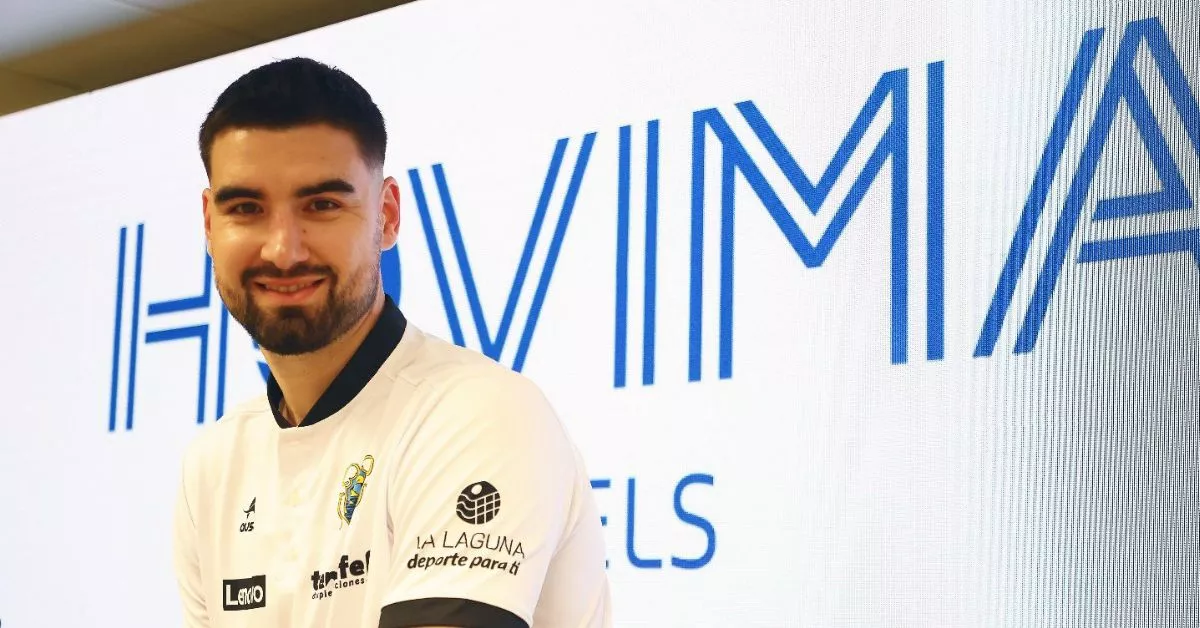 Dusan Ristic se presentó este martes y resaltó la importancia del juego de equipo en el CB Canarias./ CEDIDA.