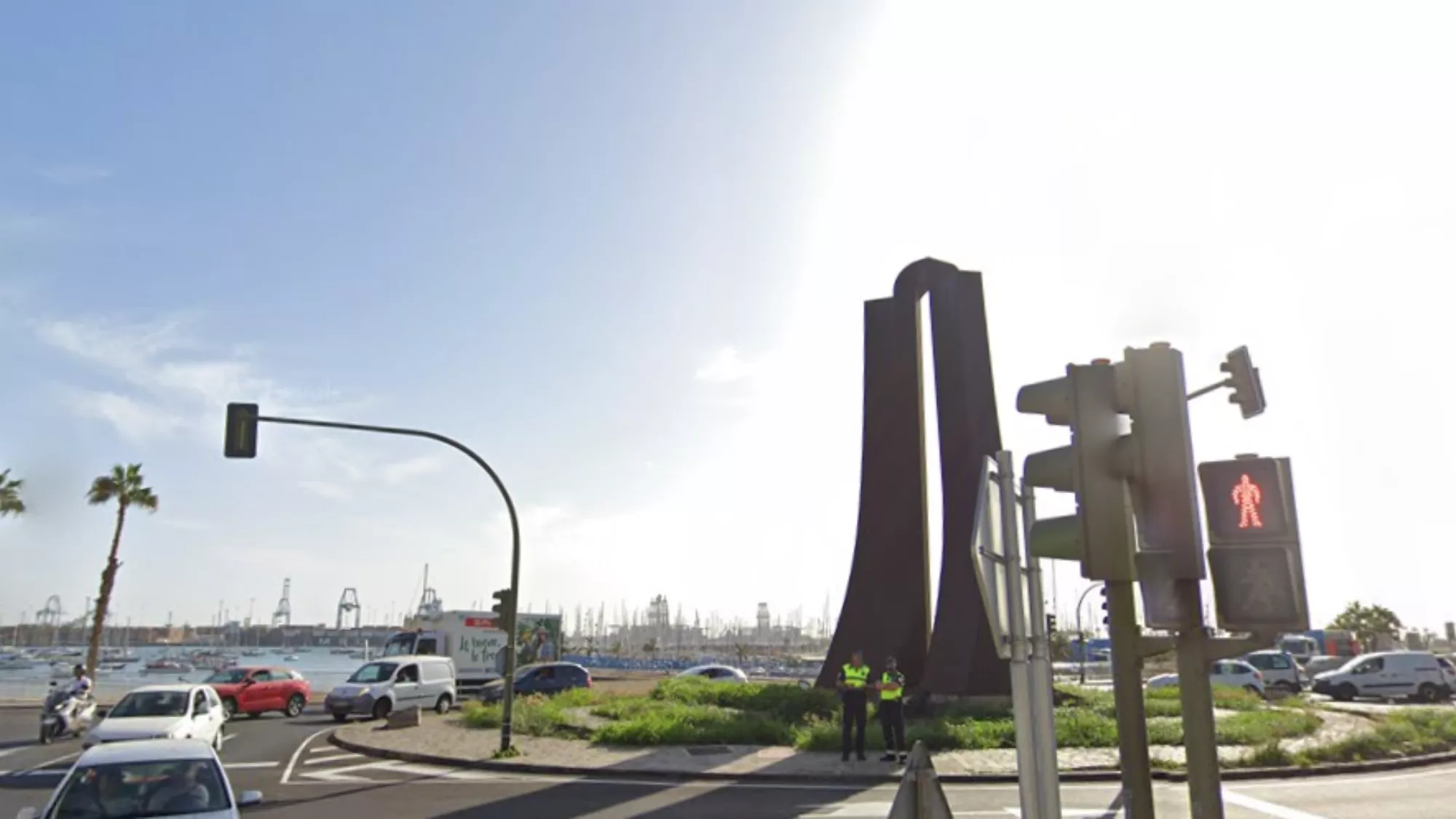 Rotonda de Torre Las Palmas / GOOGLE MAPS