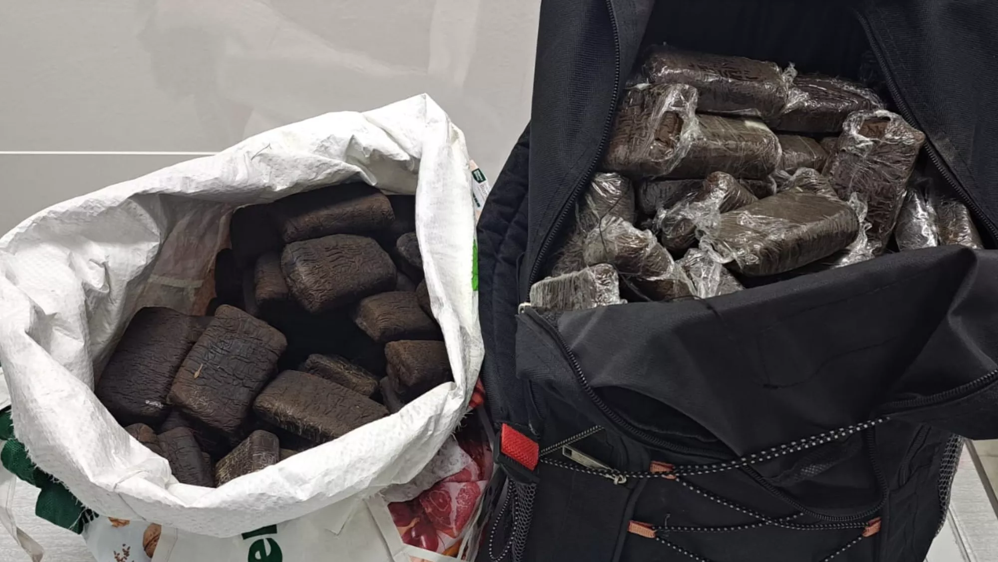 Alijo hachís incautado en La Aldea / AYUNTAMIENTO DE LA ALDEA DE SAN NICOLÁS