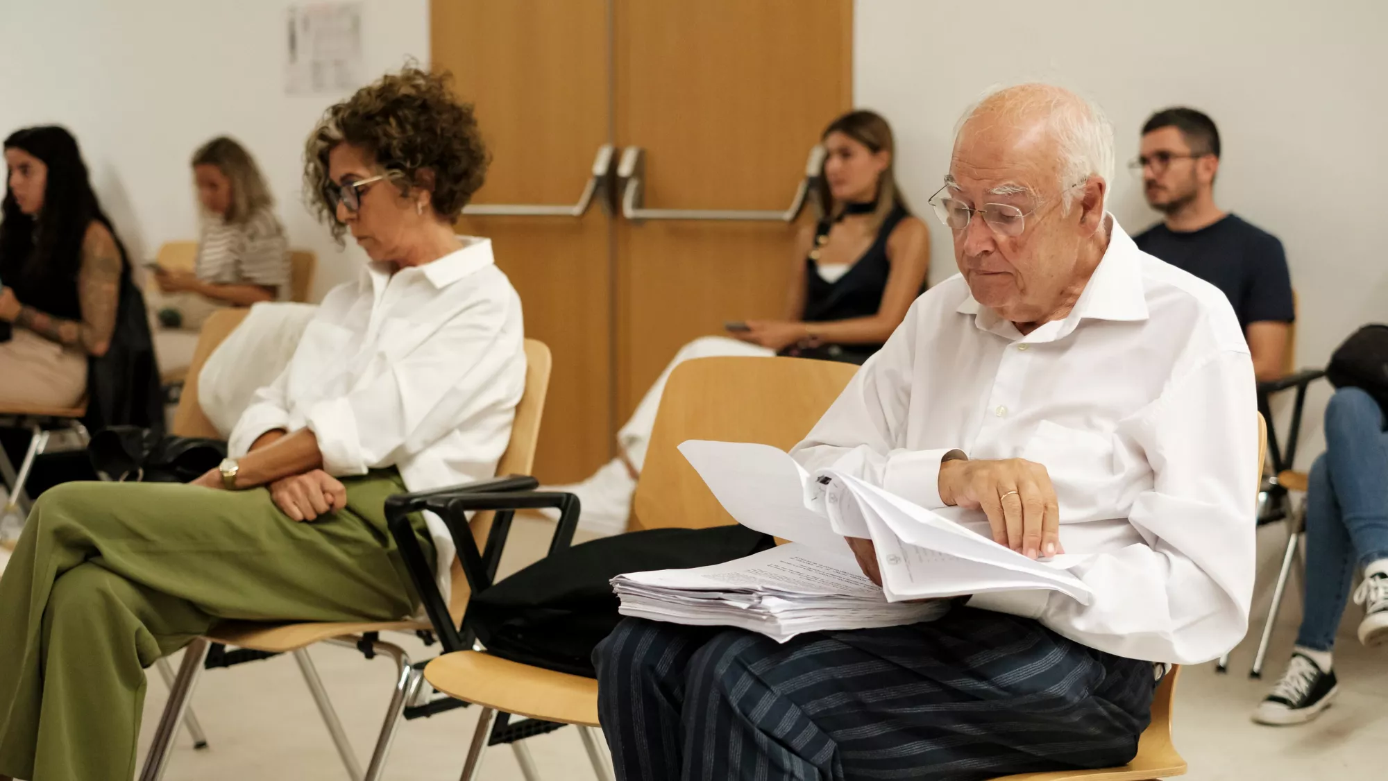 Exsecretario del Ayuntamiento y abogado Felipe Fernéndez Camero y la alcaldesa de Arrecife en la época a la que se remontan los hechos, Isabel Déniz, ambos acusados / EFE